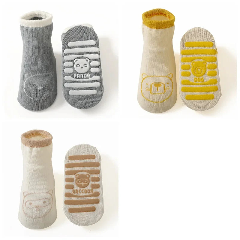 Babysokken Set – Schattige en Antislip Sokken voor Kleintjes