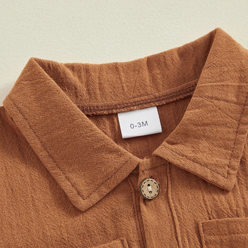 Baby Jumpsuit – Stijlvolle en Comfortabele Katoen-Linnen Romper