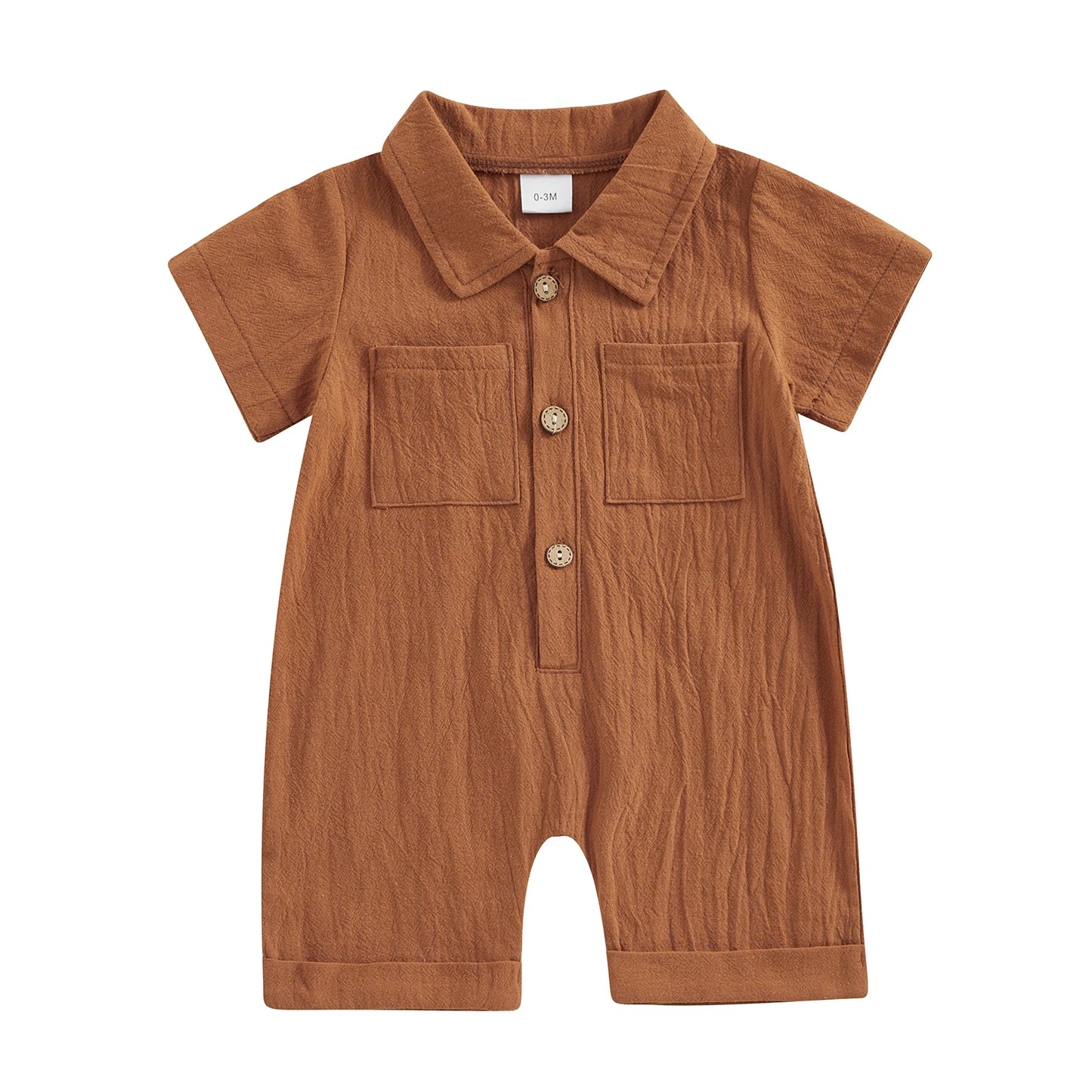 Baby Jumpsuit – Stijlvolle en Comfortabele Katoen-Linnen Romper