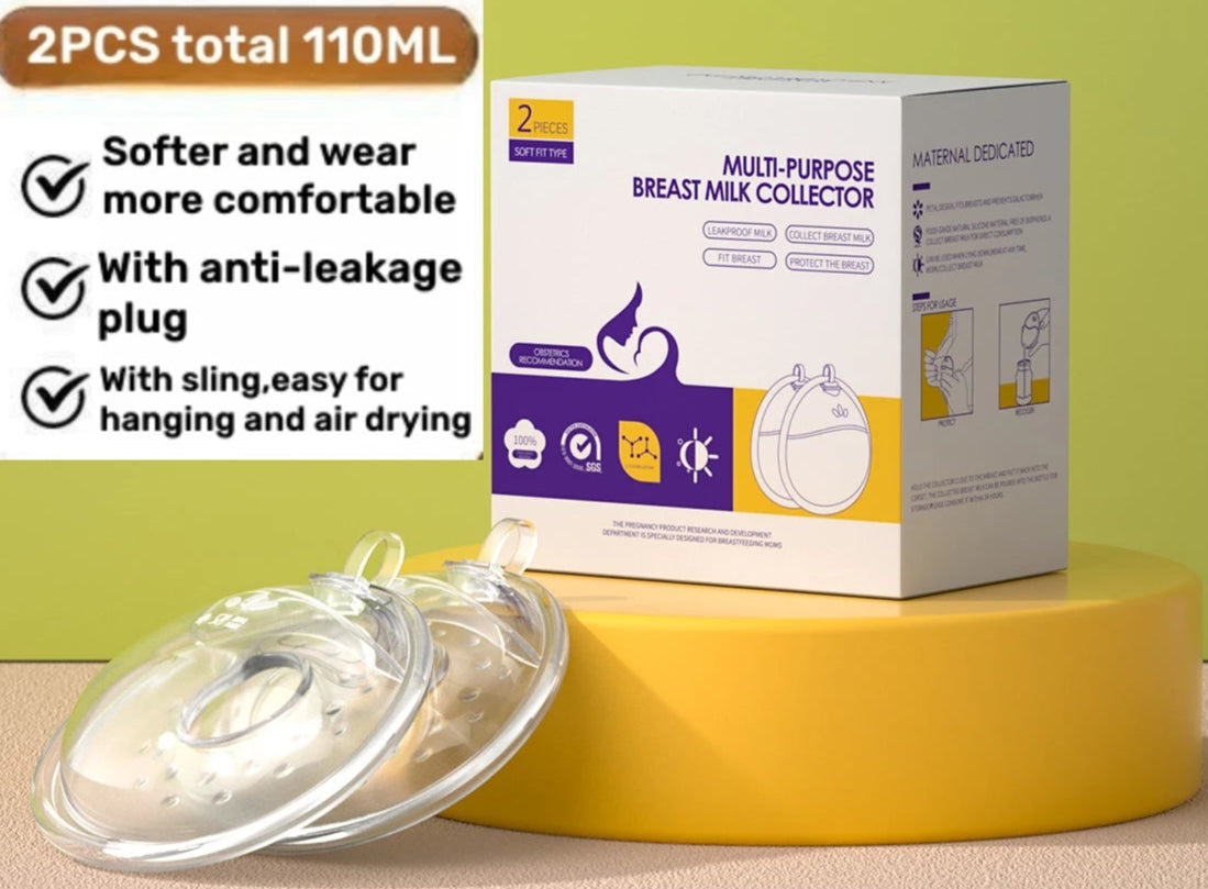 Siliconen Moedermelk Opvangschelpen – Herbruikbare Borstvoedingspads voor Moeders