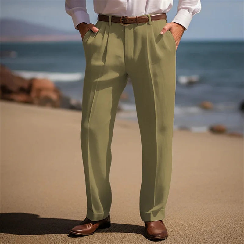 ROMAIN | Pantalon de lin élégant