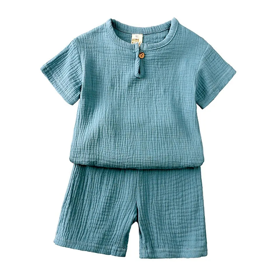 Kinder Zomerset – Comfortabele en Stijlvolle Tweedelige Pyjama Set