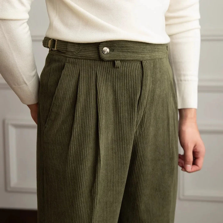 ÉTIENNE | Pantalon en velours côtelé de qualité supérieure