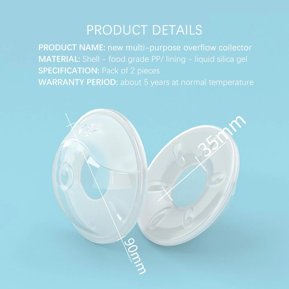 Siliconen Moedermelk Opvangschelpen – Herbruikbare Borstvoedingspads voor Moeders