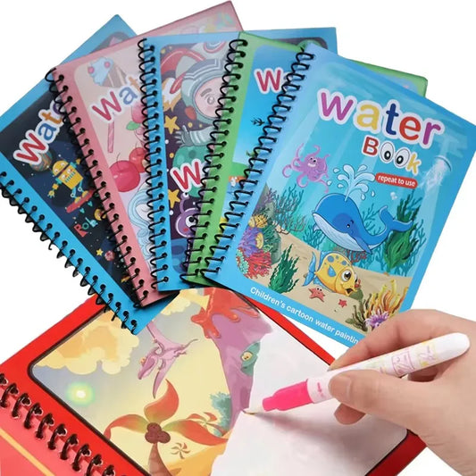Magisch Water Tekenboek – Herbruikbaar Kleurplezier voor Kinderen