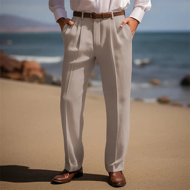 ROMAIN | Pantalon de lin élégant
