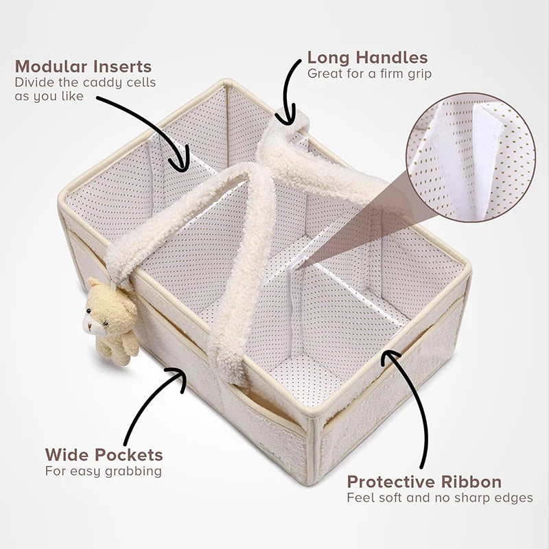 Luxe Baby Organizer – Stijlvolle Opbergoplossing voor Drukke Ouders