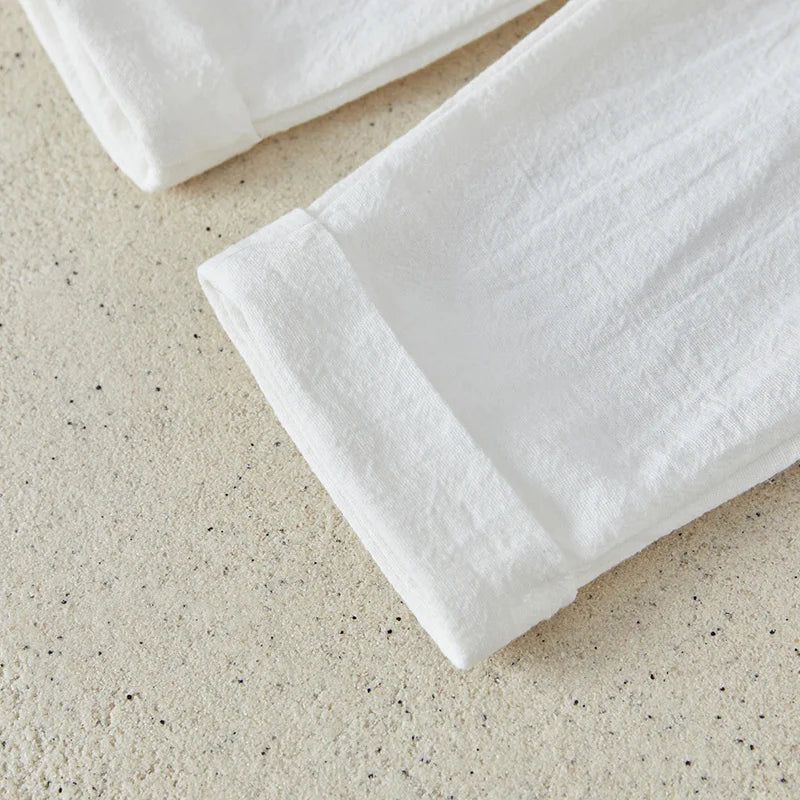 Jongens Zomerset – Stijlvolle Tweedelige Outfit met Korte Mouwen en Lange Broek