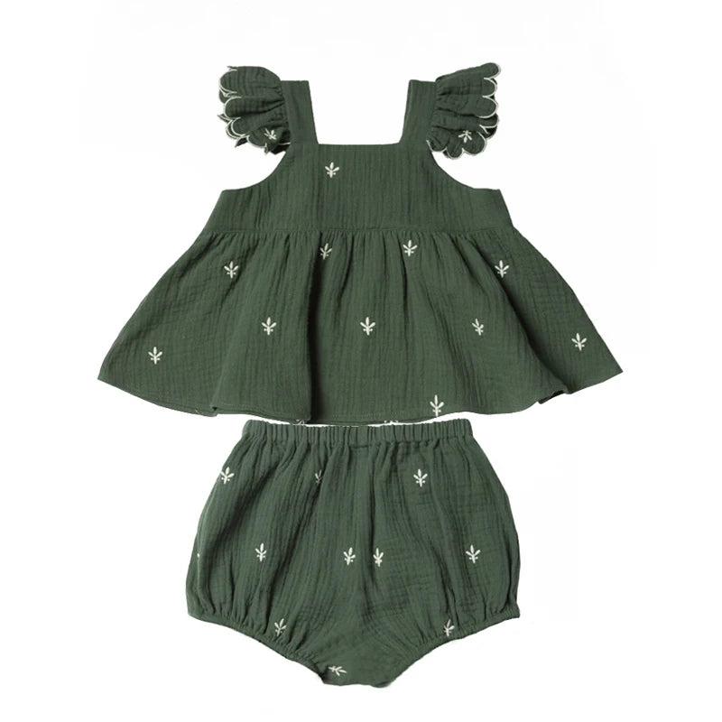 Zomerset voor Babymeisjes – Schattige en Comfortabele Katoenen Outfit