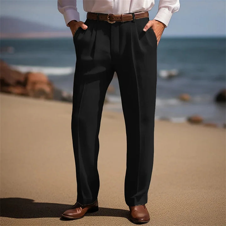 ROMAIN | Pantalon de lin élégant