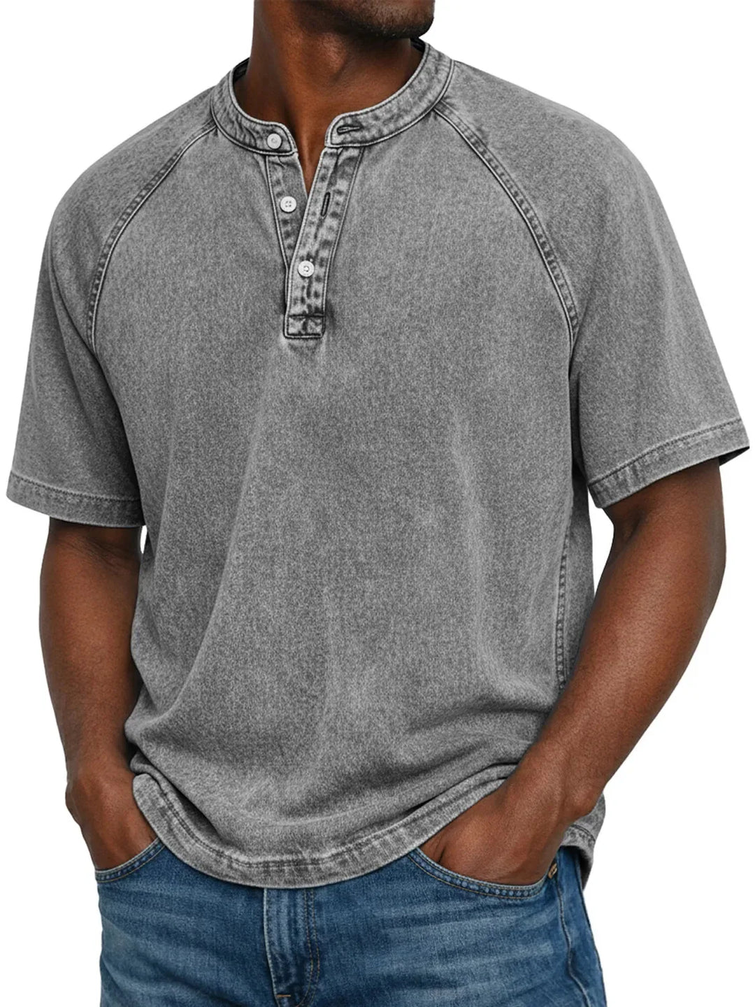 NATHAN | Chemise vintage boutonnée pour homme