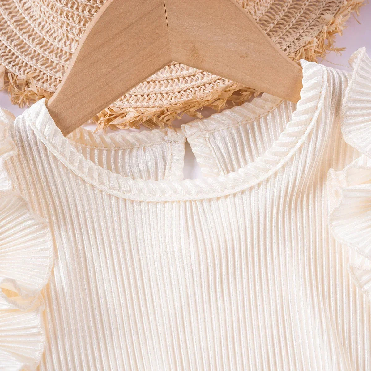 Luchtig Tweedelig Meisjes Setje – Zacht en Stijlvol voor de Zomer