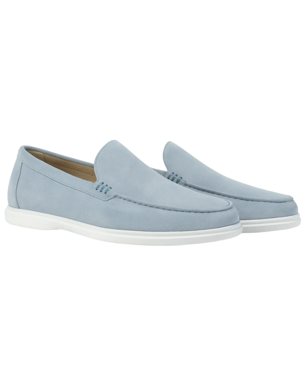 MAXIMILIEN | Mocassins en suède décontractés