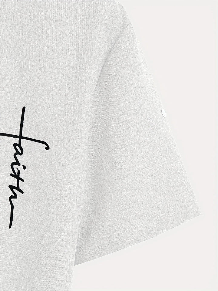 MARCEL | Chemise élégante à manches courtes et col montant