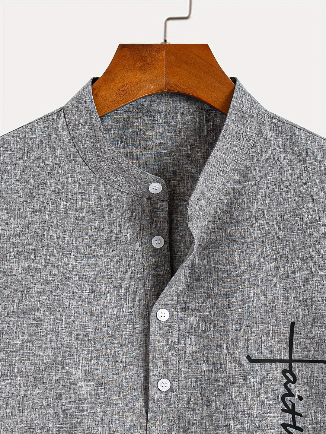 MARCEL | Chemise élégante à manches courtes et col montant