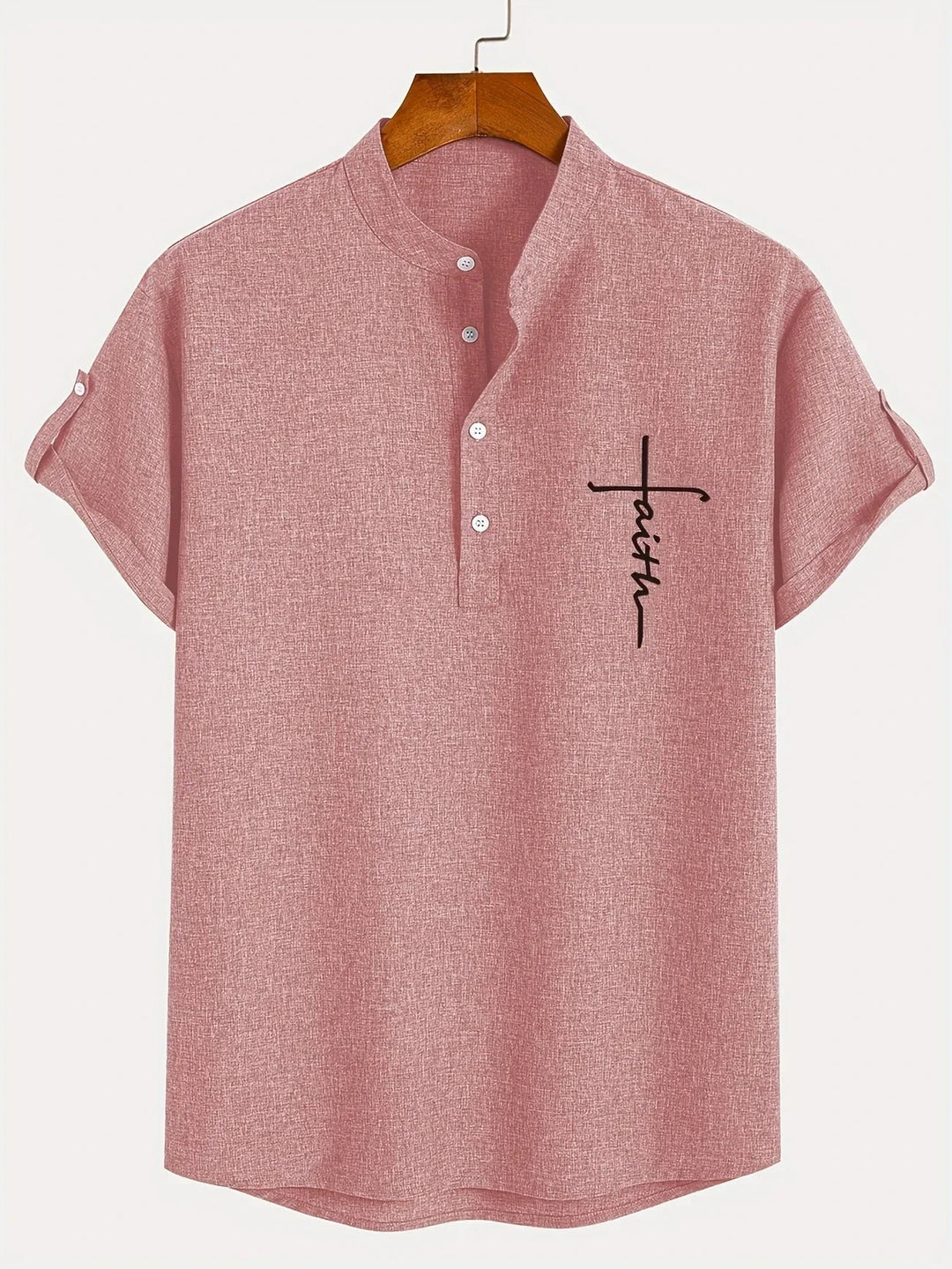 MARCEL | Chemise élégante à manches courtes et col montant
