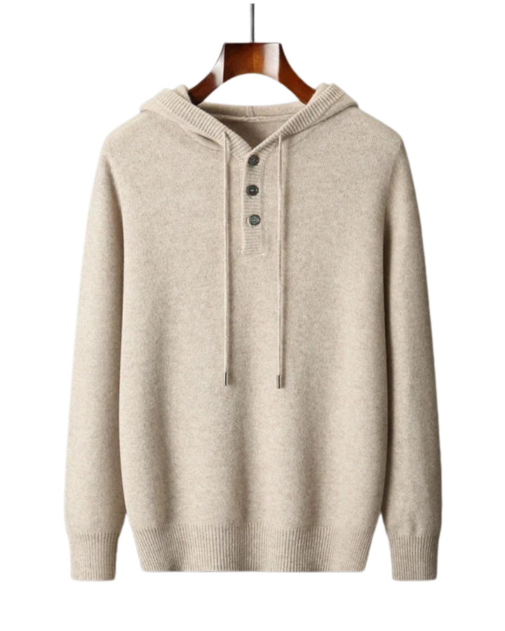 RAPHAËL | Hoodie élégant en laine mérino